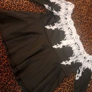 🤠NWT Rosegal Pleated Blouse with Lace Size 4XL